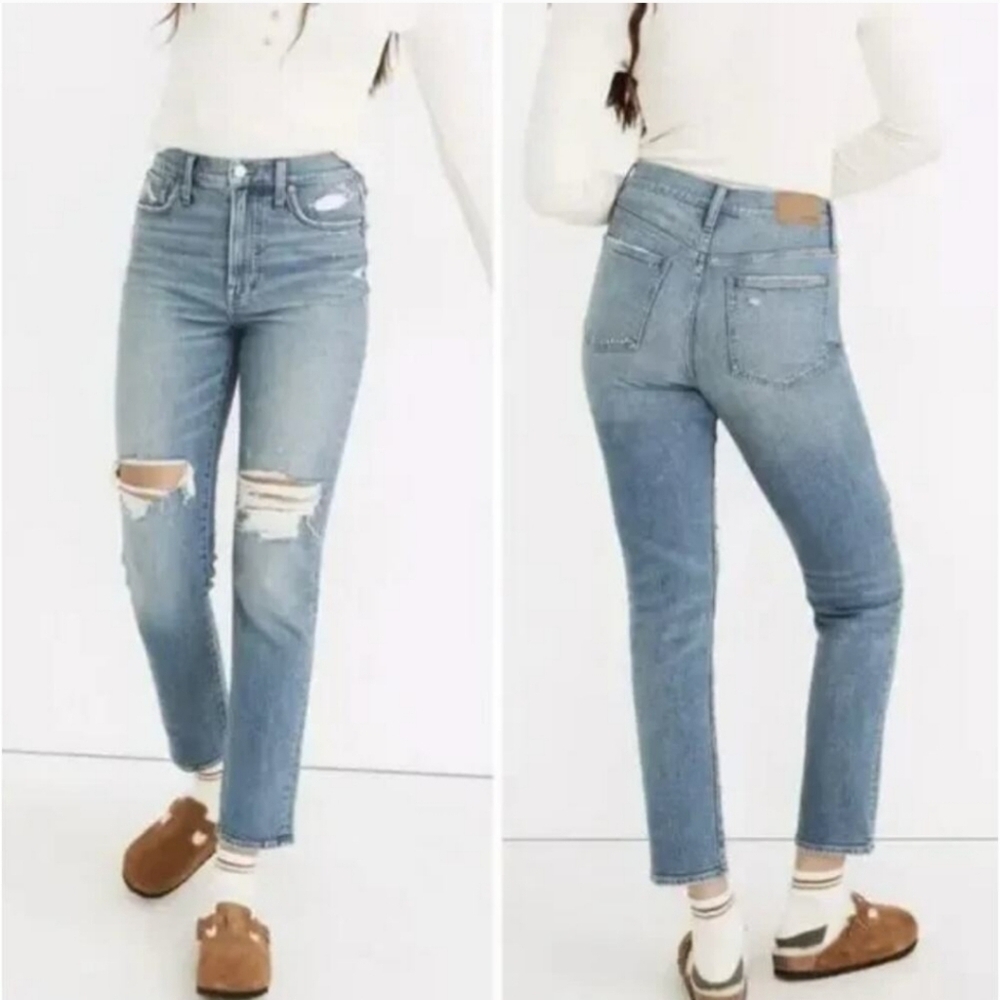 Madewell the perfect vintage jean distressed in denman wash